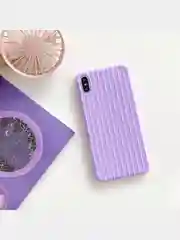 Сиреневый чехол для Samsung A12 / A50/30S / A51 / A52 / A30/A20 / A31 / A32 / A01 / A02 ребристый