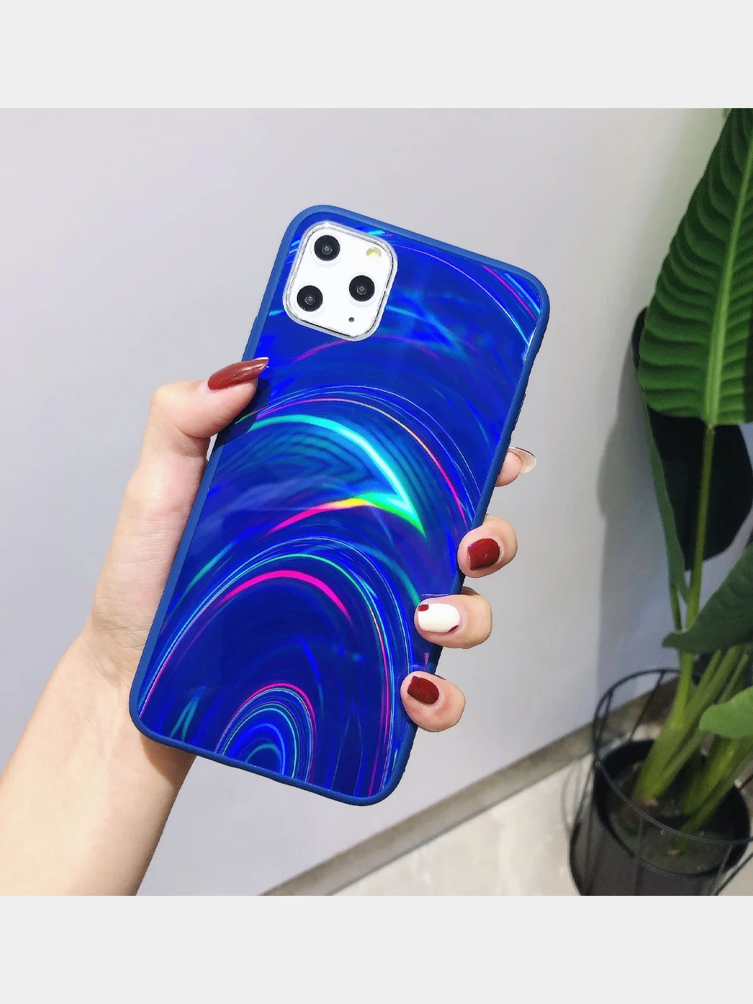 Синий чехол для iPhone 11