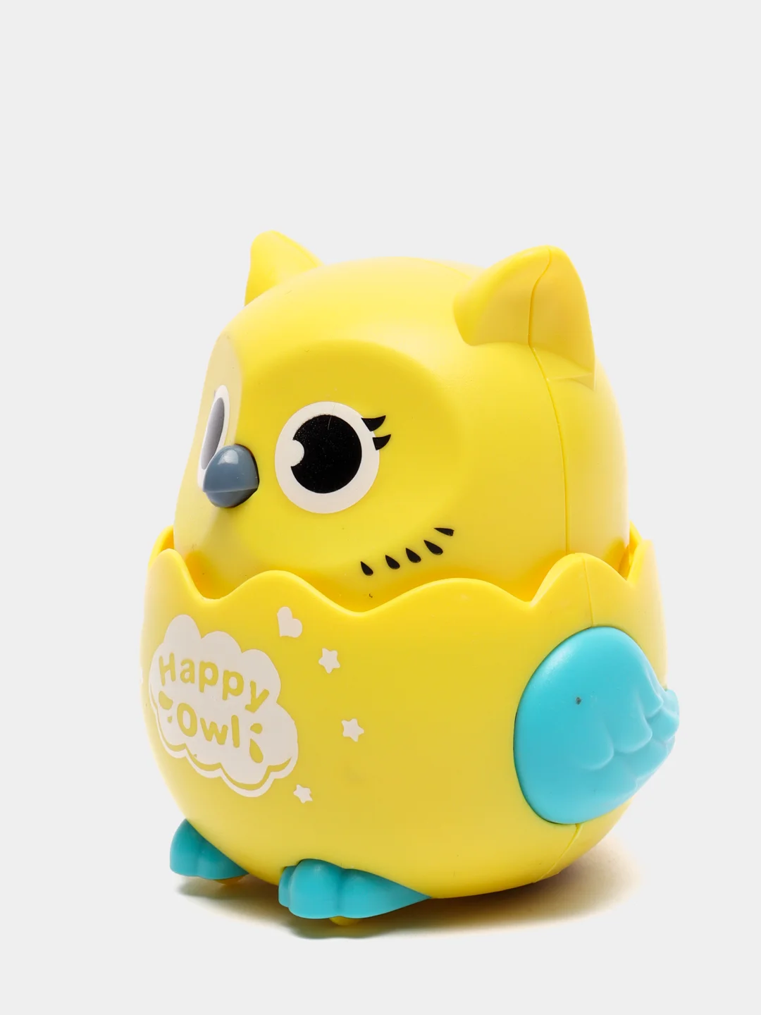 Желтый заводная игрушка "Совушка"