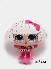 Розовый кукла фольгированный шар фольгированная фигура кукла ЛОЛ LOL сюрпрайз, русалочка