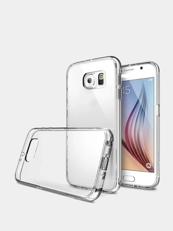 Чехол Samsung Galaxy S6 (SM-G9200), Самсунг Галакси С6 (СМ-Г9200) прозрачный силиконовый
