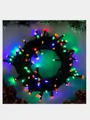 Гирлянда "Нить" 10 м , IP20, 100 LED, свечение мульти, 8 режимов