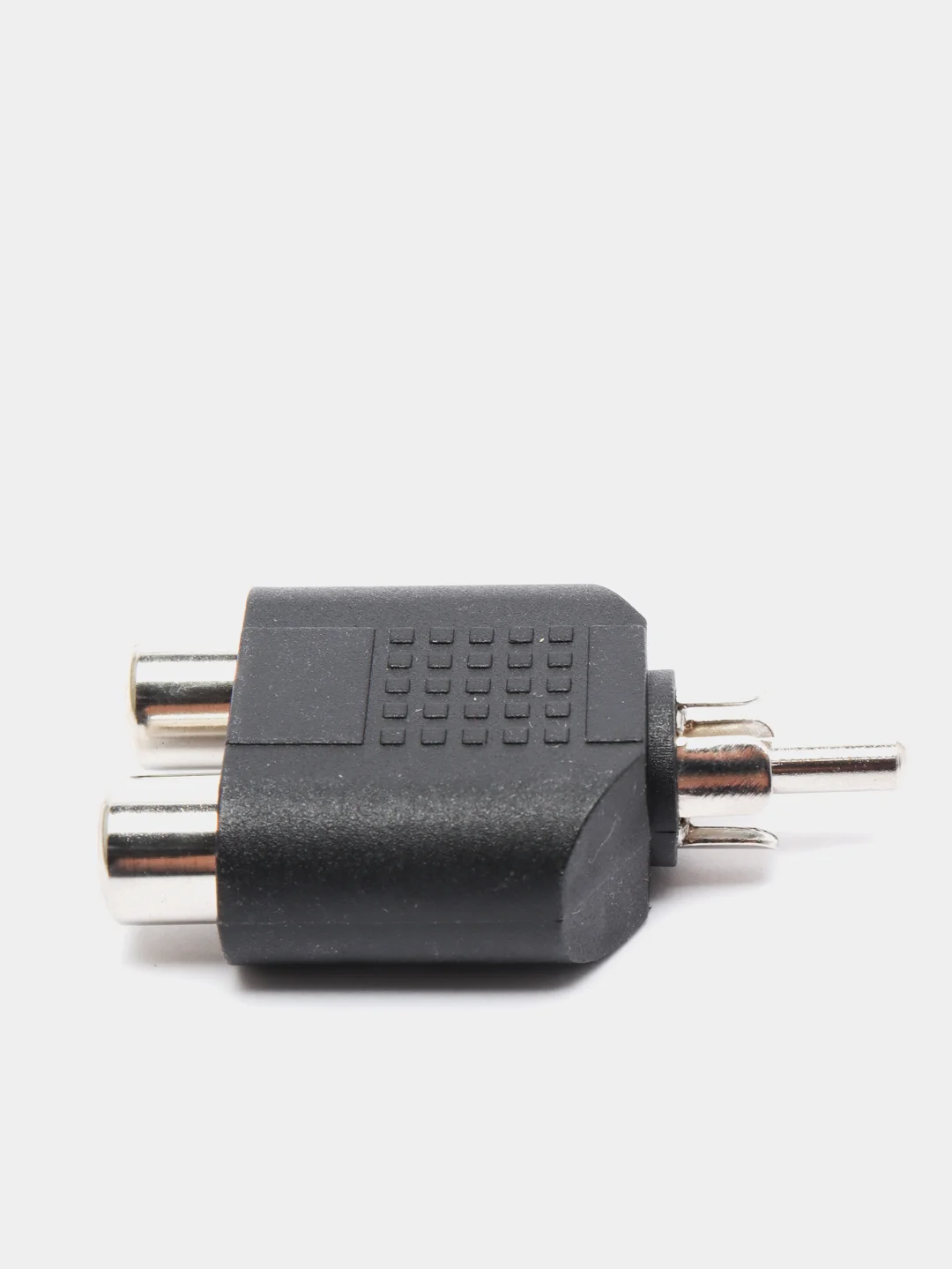 Переходник штекер RCA на 2 гнезда RCA 7-0171 NP591 штекер тюльпан на 2 гнезда тюльпан