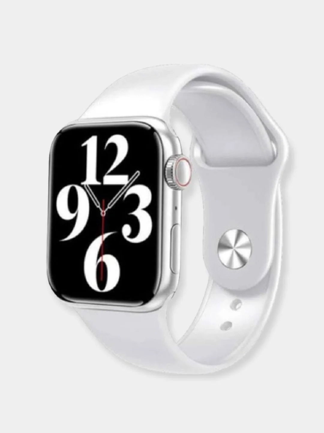 Серебряный смарт часы Smart Watch М7 Plus, 44-45 мм