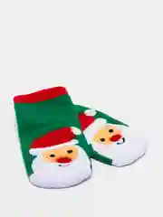 Зеленый носки / Носочки  для малышей / новорожденных / махровые/ НОВОГОДНИЕ "Новый Год 2023"