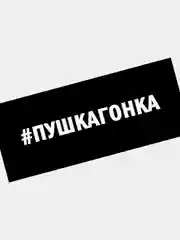 Наклейка на автомобиль "ПУШКАГОНКА"