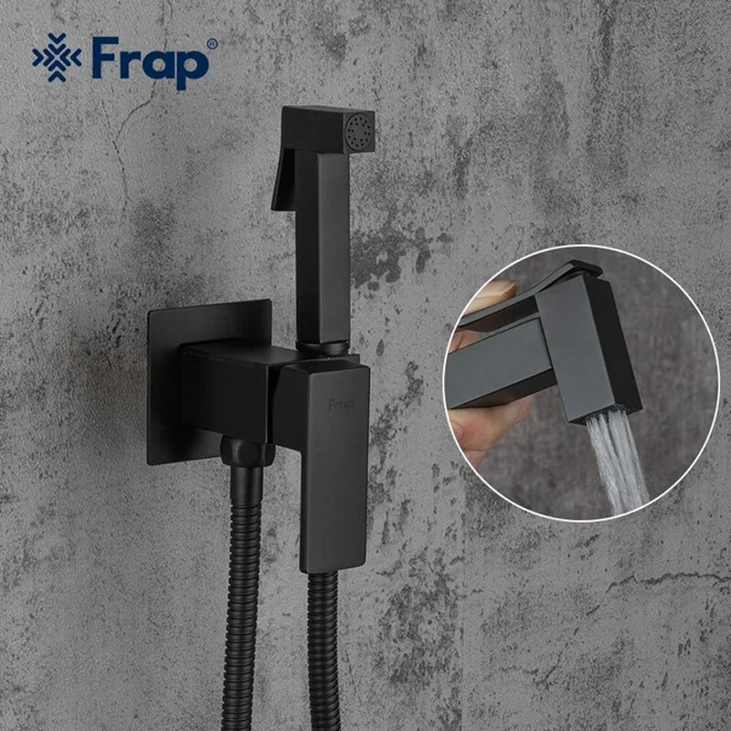 Смеситель для ванны Frap F7506-6 из латуни  гигиенический душ