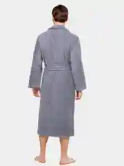 Серый халат мужской махровый