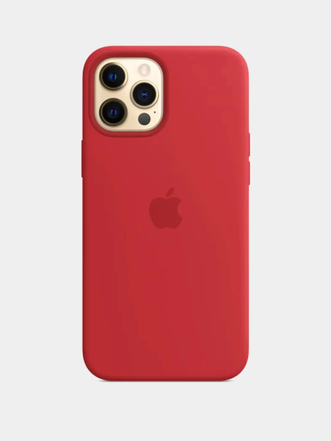 Красный чехол Silicone Case для iPhone 12 Pro Max