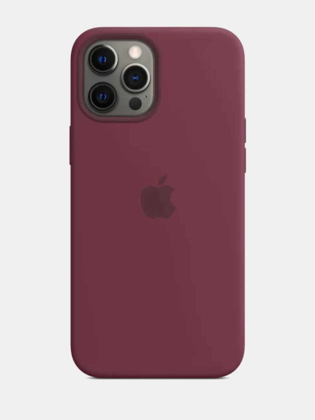 Тёмно-бордовый чехол Silicone Case для iPhone 12 Pro Max