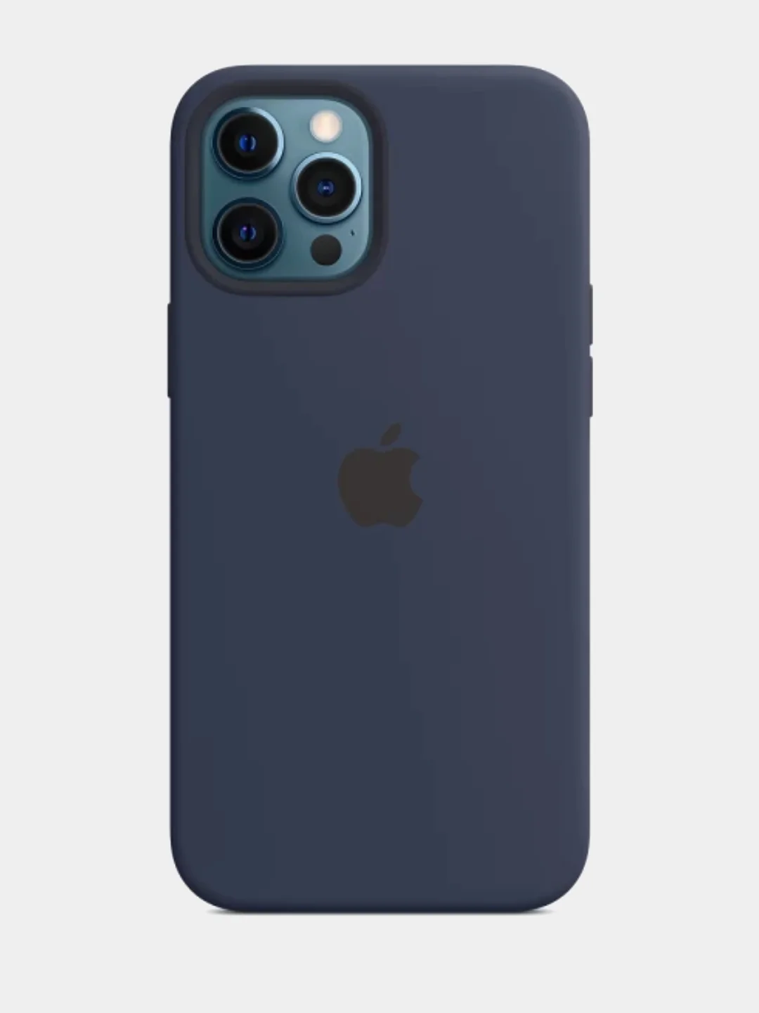 Темно-синий чехол Silicone Case для iPhone 12 Pro Max