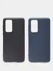 Чехол для Huawei P40, силиконовый, матовый, однотонный