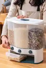 Контейнер пищевой для сыпучих, диспенсер для хранения продуктов, контейнер для круп