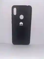 Черный защитный силиконовый чехол Silicone Cover Y6 PRIME 2019