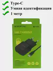 Сетевое зарядное устройство BOROFONE BA48A с Type-C кабелем