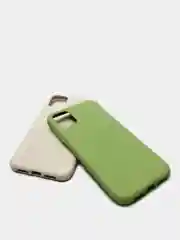 Желтый чехол для iPhone "ECO" биоразлагаемый, 6/6s 7/8 Plus 11 XS max XR 12 Pro mini 13 Pro Max