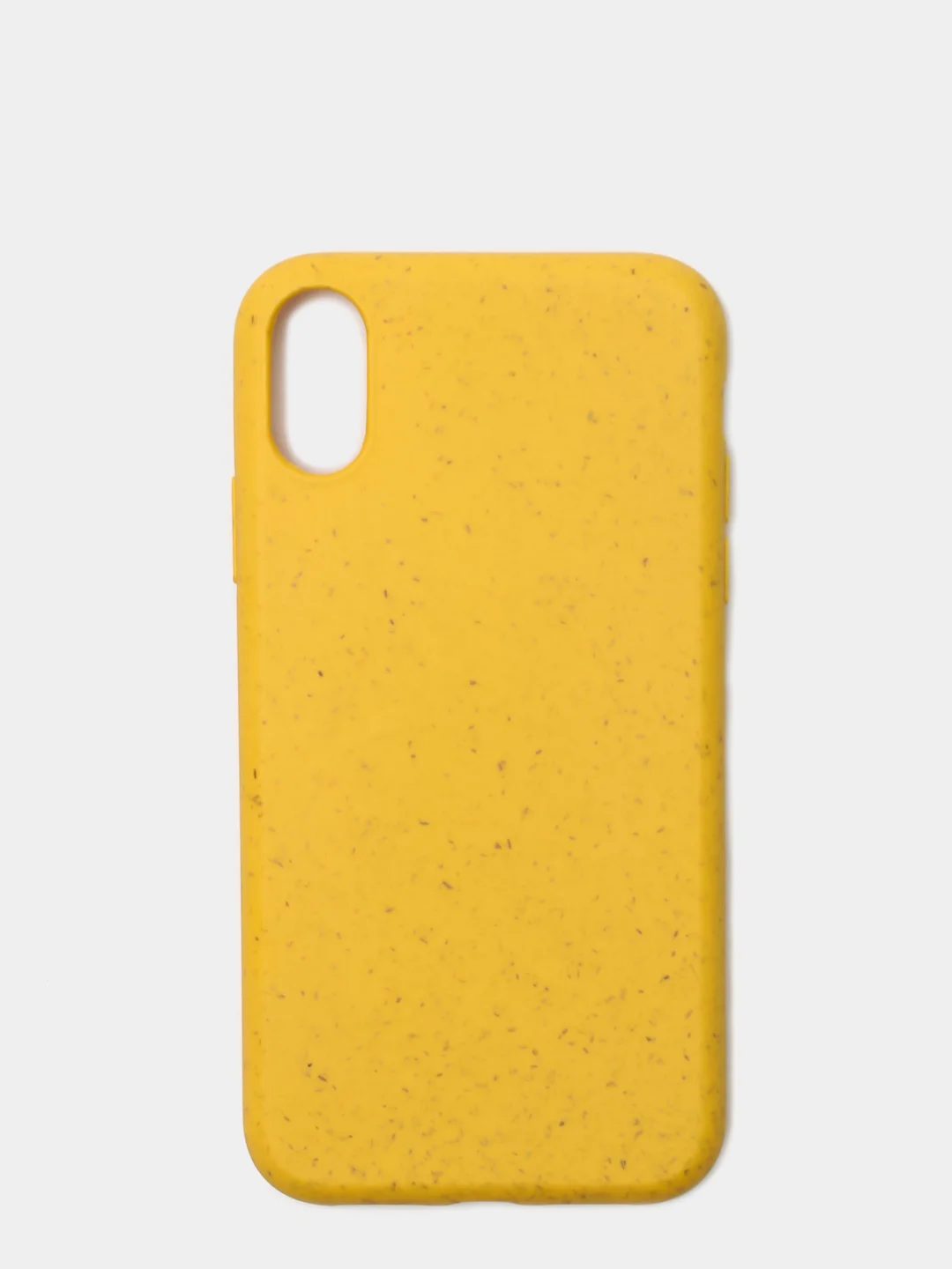 Желтый чехол для iPhone "ECO" биоразлагаемый, 6/6s 7/8 Plus 11 XS max XR 12 Pro mini 13 Pro Max