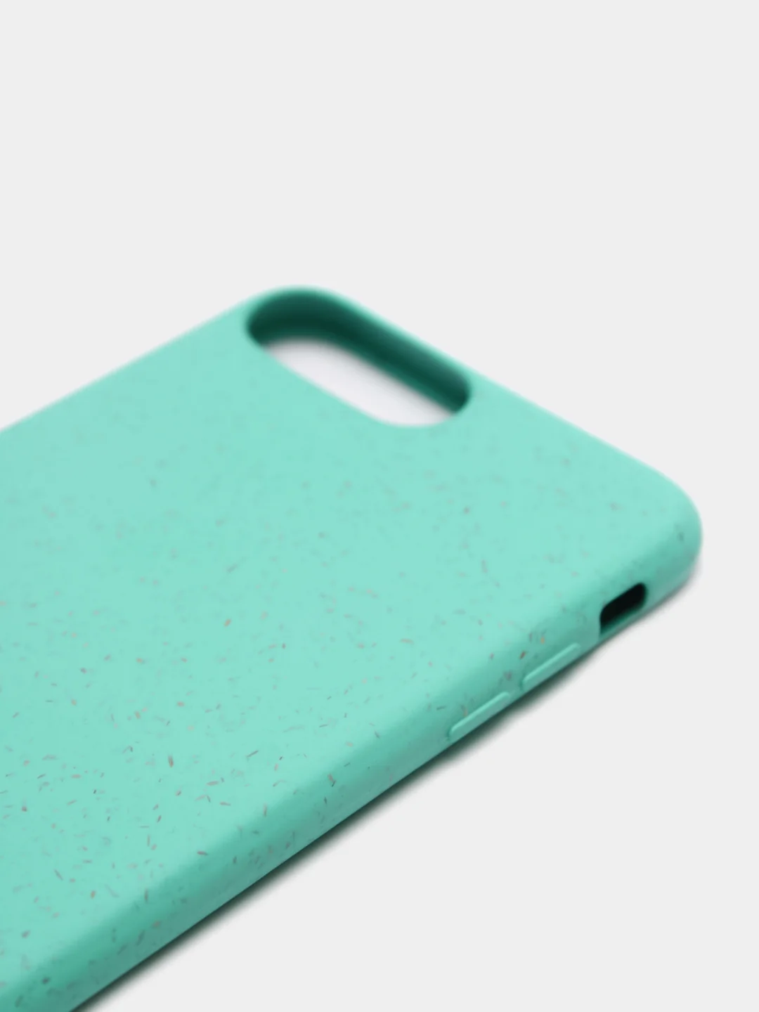 Бирюзовый чехол для iPhone "ECO" биоразлагаемый, 6/6s 7/8 Plus 11 XS max XR 12 Pro mini 13 Pro Max