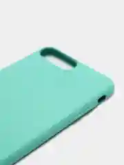 Бирюзовый чехол для iPhone "ECO" биоразлагаемый, 6/6s 7/8 Plus 11 XS max XR 12 Pro mini 13 Pro Max