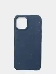 Синий меланж чехол для iPhone "ECO" биоразлагаемый, 6/6s 7/8 Plus 11 XS max XR 12 Pro mini 13 Pro Max