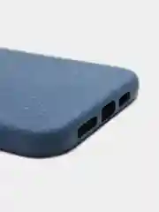 Синий меланж чехол для iPhone "ECO" биоразлагаемый, 6/6s 7/8 Plus 11 XS max XR 12 Pro mini 13 Pro Max