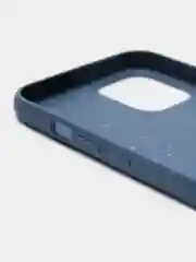 Синий меланж чехол для iPhone "ECO" биоразлагаемый, 6/6s 7/8 Plus 11 XS max XR 12 Pro mini 13 Pro Max