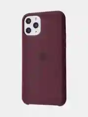 Тёмно-бордовый чехол Silicone case для iPhone 11 Pro