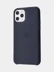 Темно-синий чехол Silicone case для iPhone 11 Pro