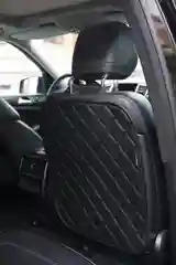Угольный защитная накидка чехол  на спинку сиденья, незапинайка, защита от детских ног в авто