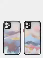 Чехол для iPhone "Горы", плотный силикон айфон 6/6s 7/8 Plus XR 11 XS 12