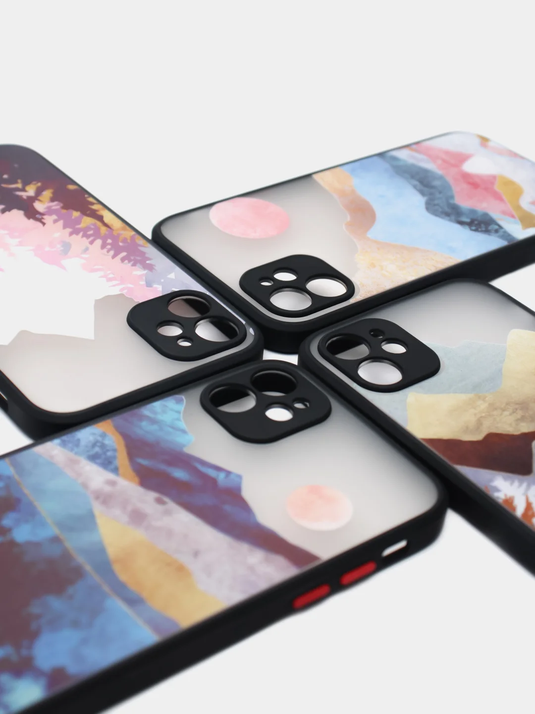 Чехол для iPhone "Горы", плотный силикон айфон 6/6s 7/8 Plus XR 11 XS 12
