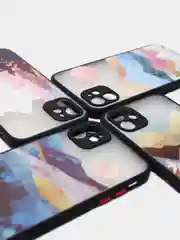 Чехол для iPhone "Горы", плотный силикон айфон 6/6s 7/8 Plus XR 11 XS 12