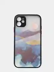 Морской чехол для iPhone "Горы", плотный силикон айфон 6/6s 7/8 Plus XR 11 XS 12
