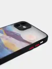 Морской чехол для iPhone "Горы", плотный силикон айфон 6/6s 7/8 Plus XR 11 XS 12