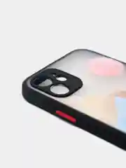 Голубой чехол для iPhone "Горы", плотный силикон айфон 6/6s 7/8 Plus XR 11 XS 12