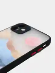 Голубой чехол для iPhone "Горы", плотный силикон айфон 6/6s 7/8 Plus XR 11 XS 12