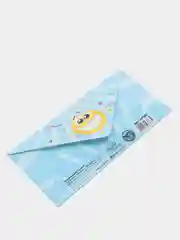 Небесно-голубой конверт для денег