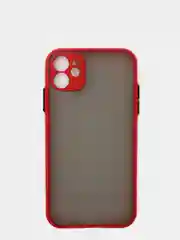 Красный чехол для iPhone "Matt", айфон 6 6s 7 8 Plus SE X Xs XR 11 12 Pro Max mini