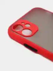 Красный чехол для iPhone "Matt", айфон 6 6s 7 8 Plus SE X Xs XR 11 12 Pro Max mini