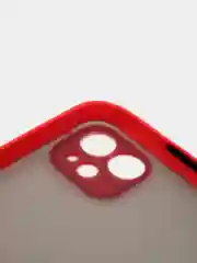 Красный чехол для iPhone "Matt", айфон 6 6s 7 8 Plus SE X Xs XR 11 12 Pro Max mini