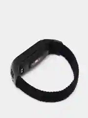 Черный плетеный нейлоновый ремешок / монобраслет для Xiaomi Mi Band 3, 4, 5 и 6