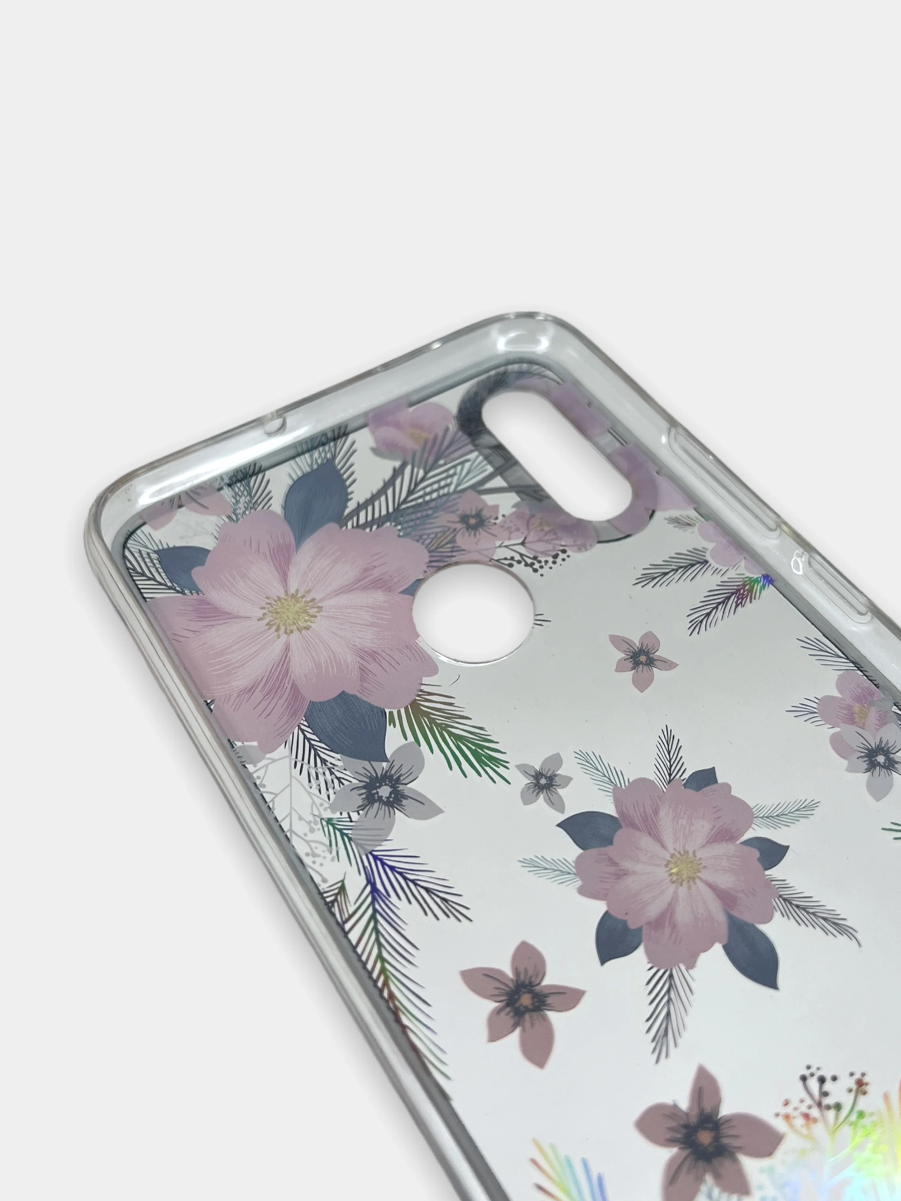 Желтый чехол Huawei P Smart 2019 / Honor 10 Lite, Хуавей П Смарт 2019, прозрачный с рисунком