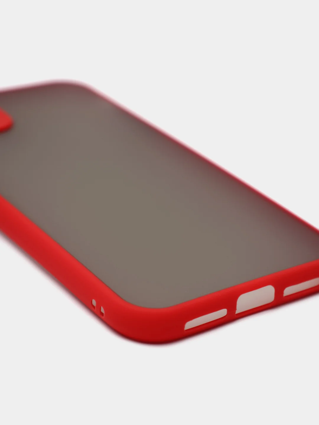 Красный чехол для iPhone "Matt", айфон 6 6s 7 8 Plus SE X Xs XR 11 12 Pro Max mini