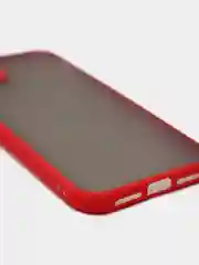 Красный чехол для iPhone "Matt", айфон 6 6s 7 8 Plus SE X Xs XR 11 12 Pro Max mini