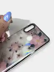 Желтый чехол Huawei P Smart 2019 / Honor 10 Lite, Хуавей П Смарт 2019, прозрачный с рисунком