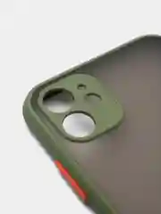 Зеленый чехол для iPhone "Matt", айфон 6 6s 7 8 Plus SE X Xs XR 11 12 Pro Max mini