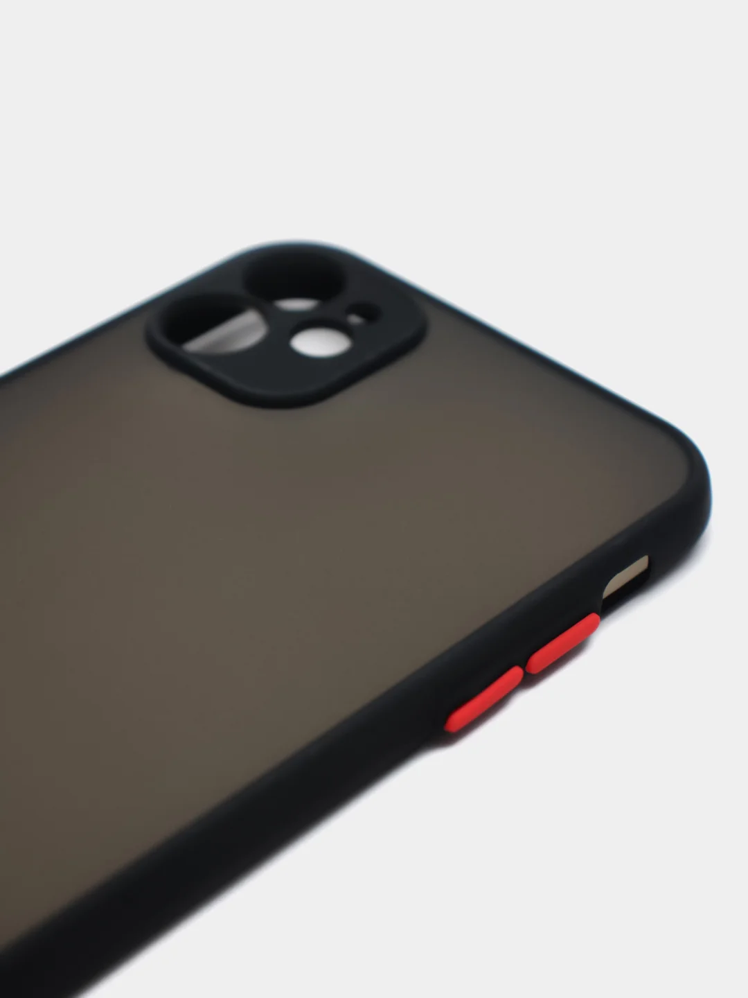 Черный чехол для iPhone "Matt", айфон 6 6s 7 8 Plus SE X Xs XR 11 12 Pro Max mini