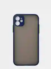 Темно-синий чехол для iPhone "Matt", айфон 6 6s 7 8 Plus SE X Xs XR 11 12 Pro Max mini