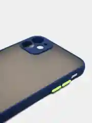 Темно-синий чехол для iPhone "Matt", айфон 6 6s 7 8 Plus SE X Xs XR 11 12 Pro Max mini