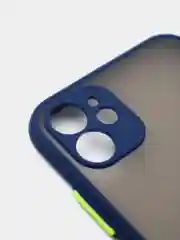Темно-синий чехол для iPhone "Matt", айфон 6 6s 7 8 Plus SE X Xs XR 11 12 Pro Max mini